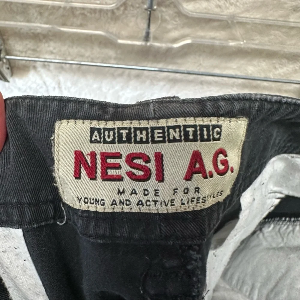 Vintage Y2K Nesi AG men’s baggy cargo pants zip off legs size 33 grunge